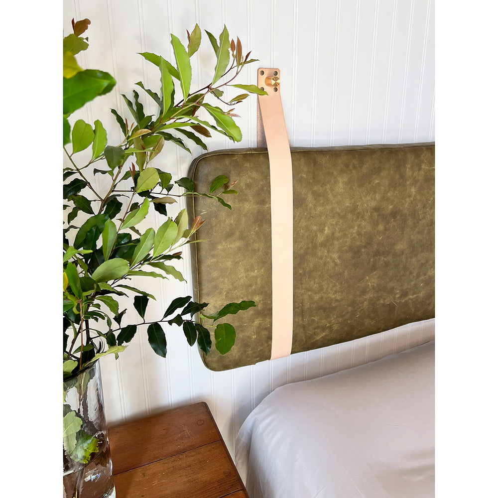 Olive Green Headboard COVER ONLY - replacement cover