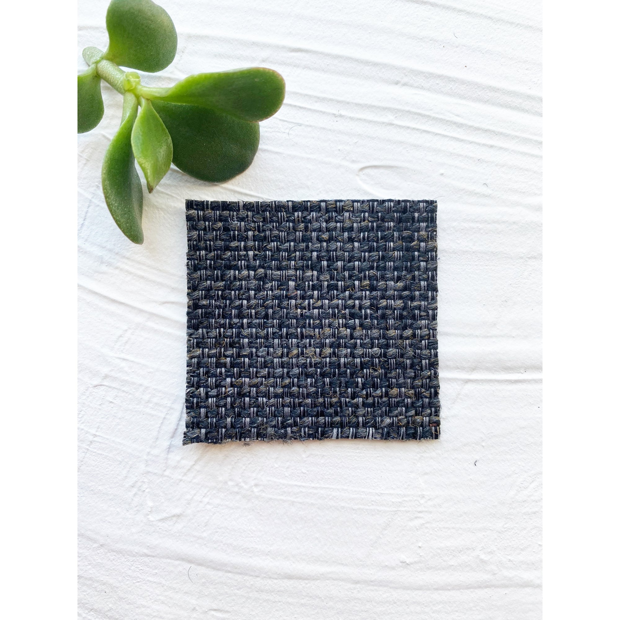 Charcoal Performance Linen Swatch