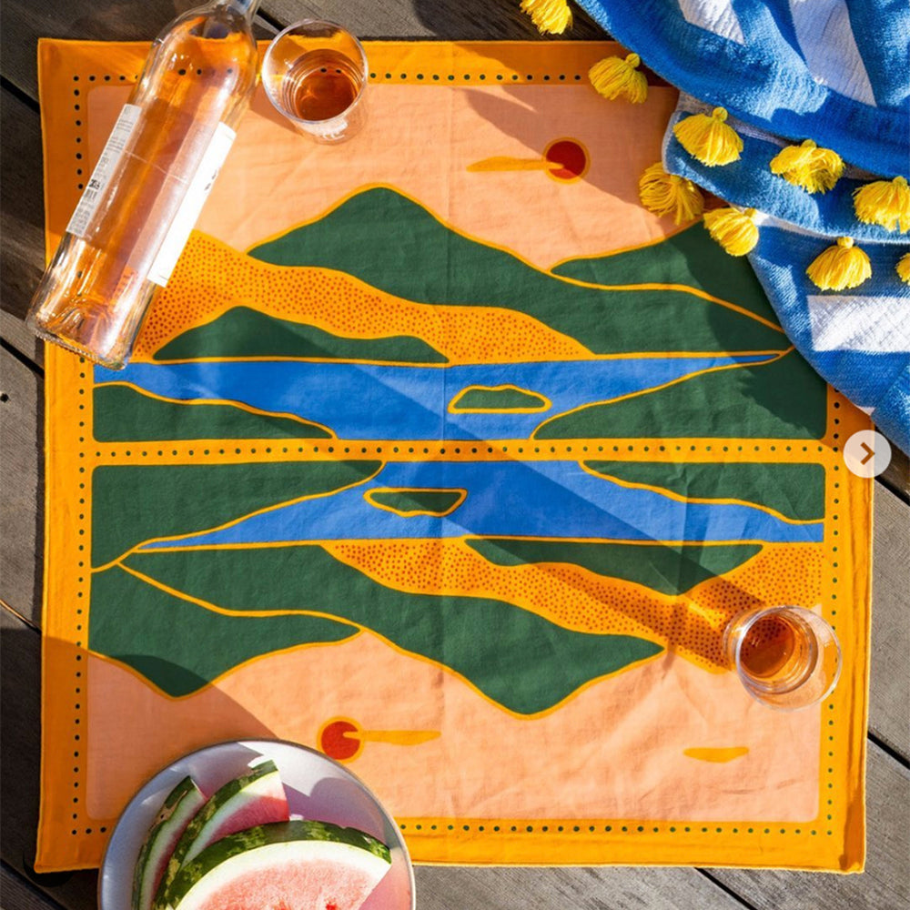 Landscape Pattern Bandits Bandana - Warm Swims