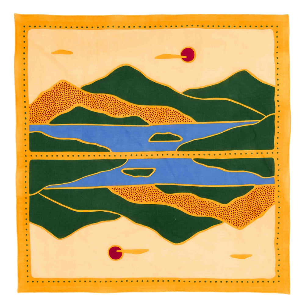 Landscape Pattern Bandits Bandana - Warm Swims