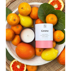 Blood Orange, Sea Salt, Lemon Verbena - Grove Candle