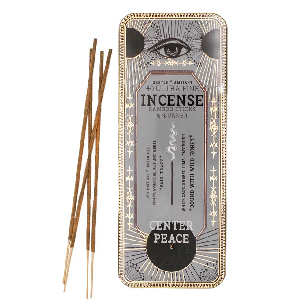Center Peace - Stick Incense - white sage, shaved lime and patchouli
