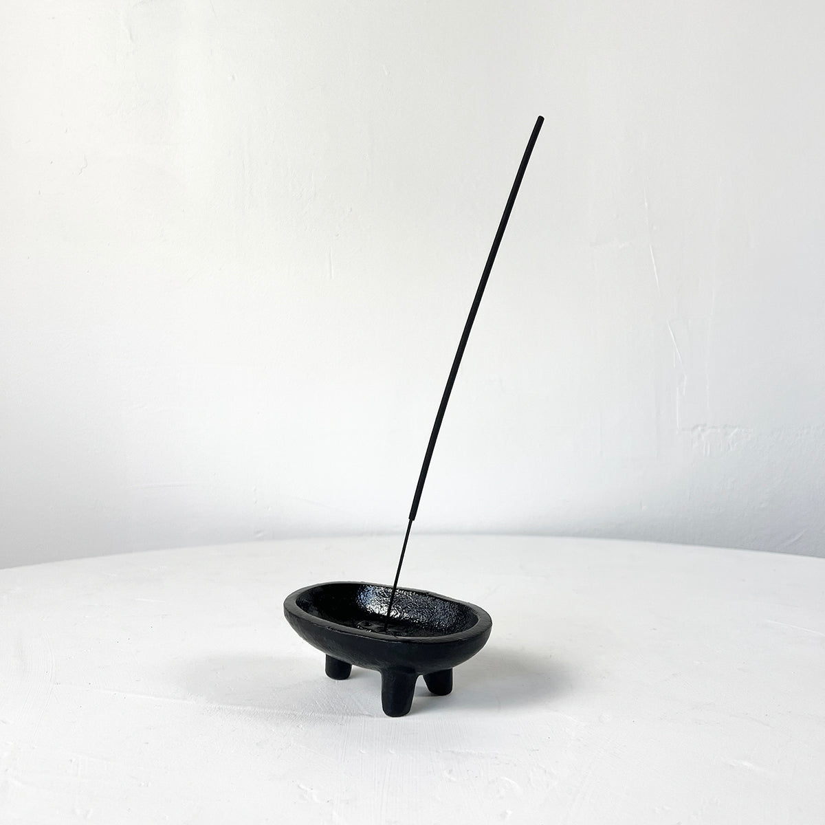 Cast Iron Tripod Bowl Incense Burner Gift Box - Works with Stick, Cone & Resin Incense