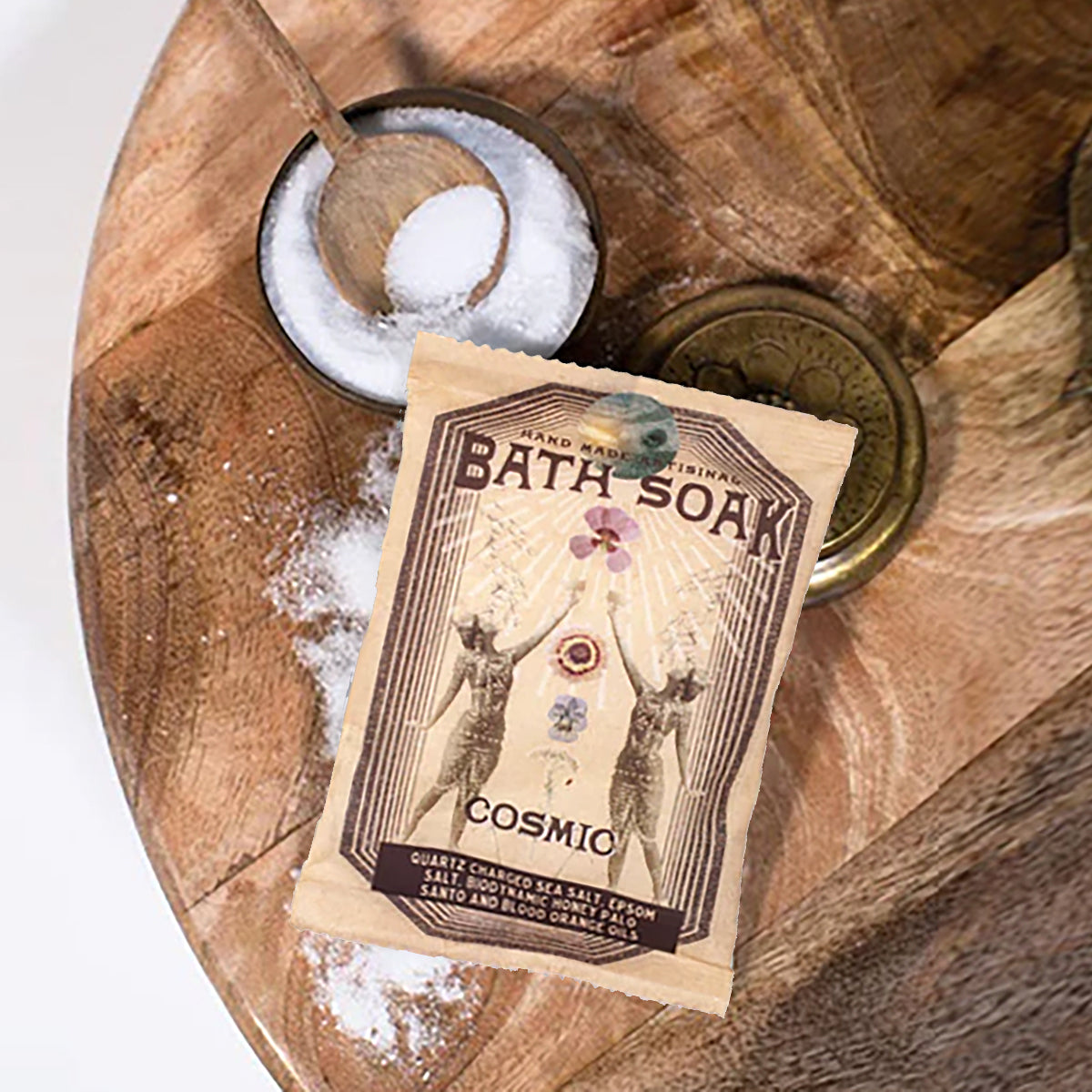 Cosmic Bath Soak - honey, palo santo and blood orange oils