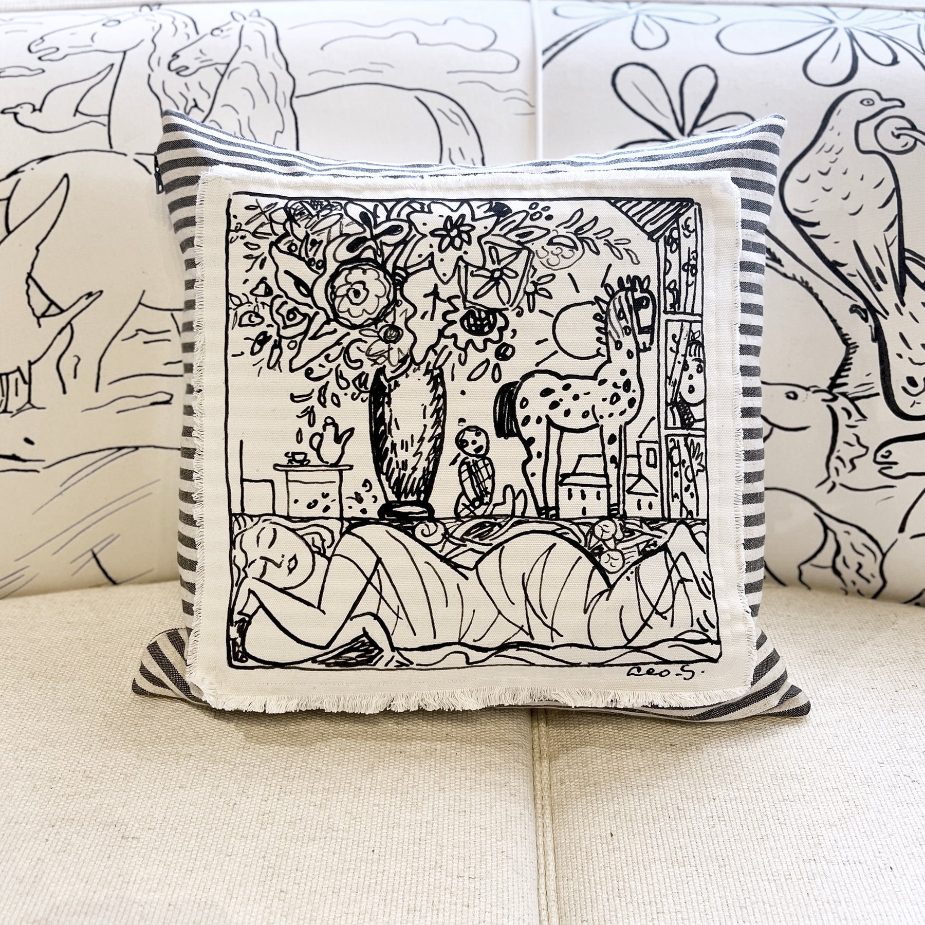 20x20 Square Pillows Norwegian Wood