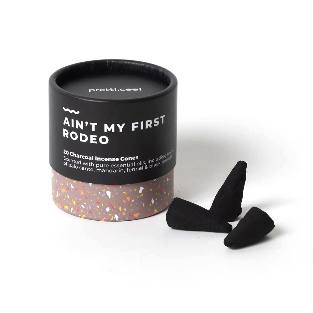 Ain't My First Rodeo - Cone Incense - palo santo, mandarin, fennel & black pepper