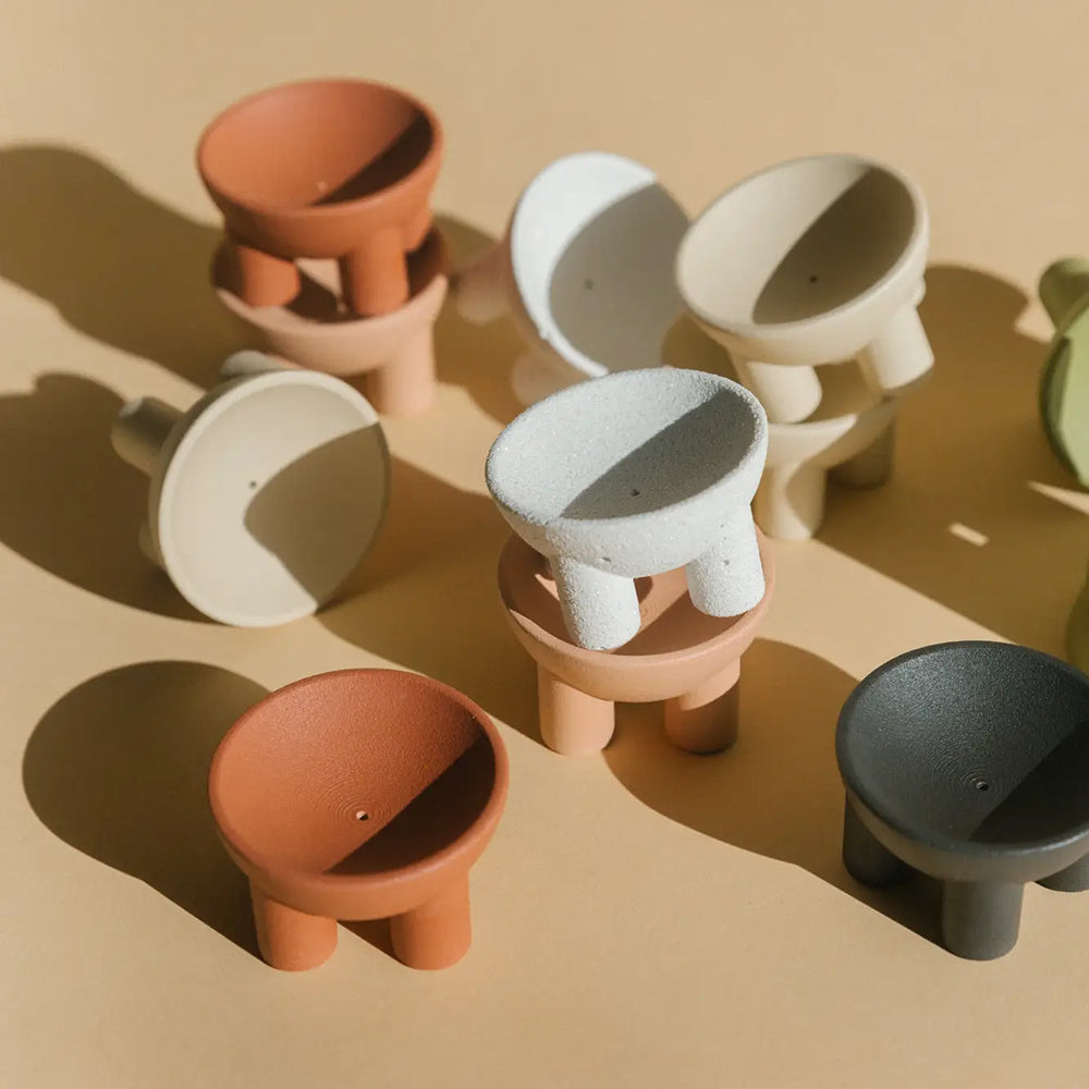 incense in plant pots Terracotta Minimalist Incense Holder