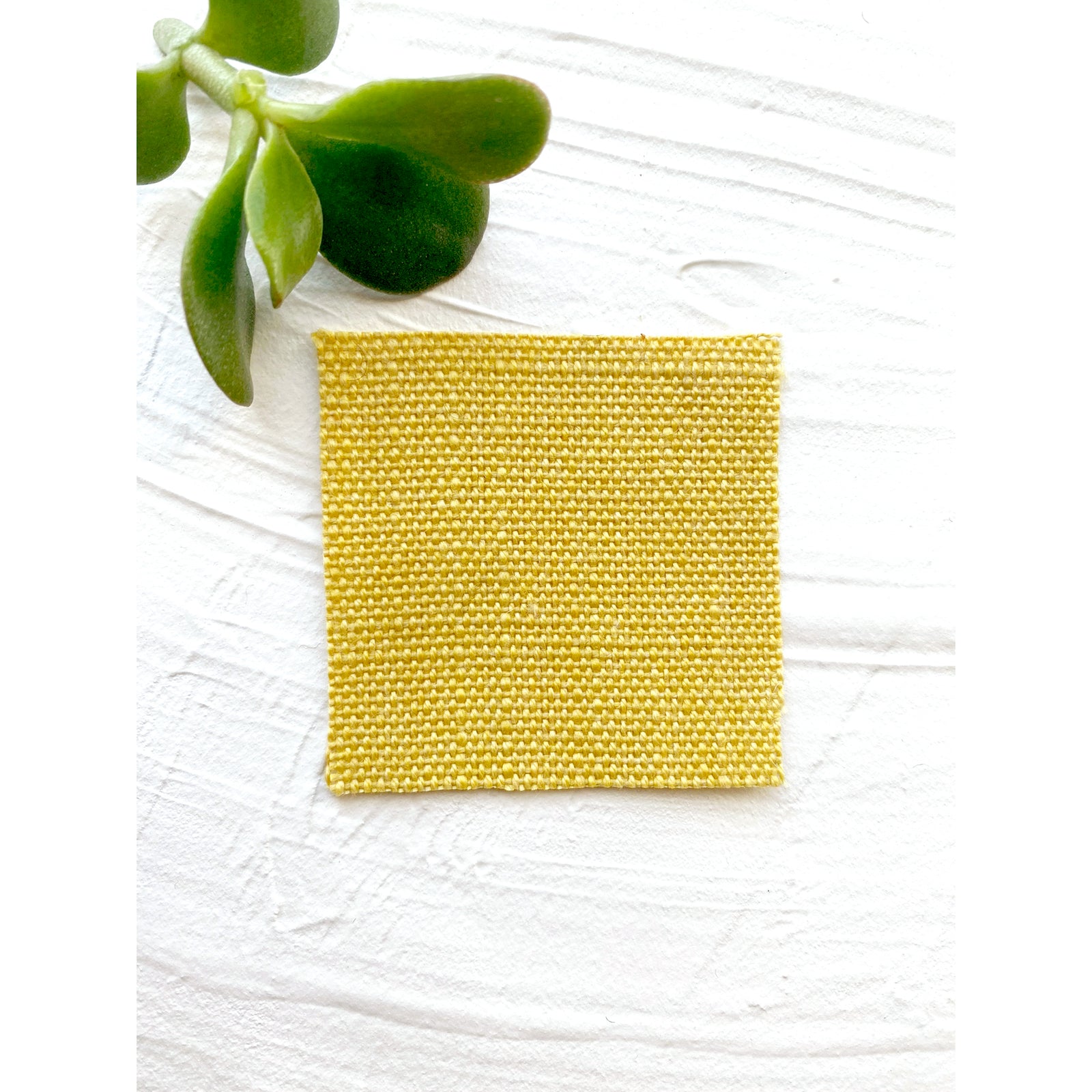 Turmeric Yellow Performance Linen Swatch