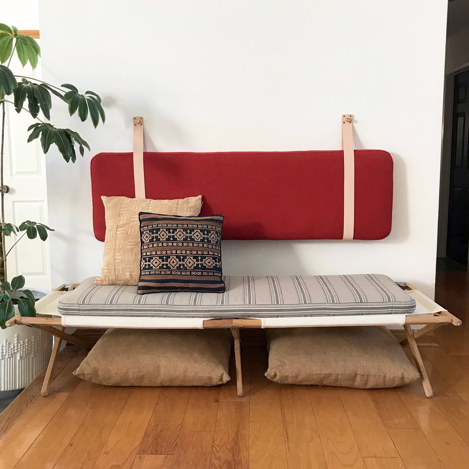 Tomato Red Performance Linen Swatch