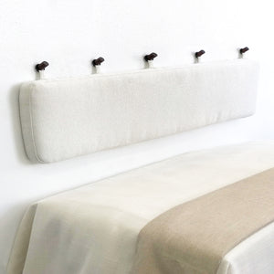 King Size - Wall Hung Headboard or Backrest Cushion with Rings - Multiple Options