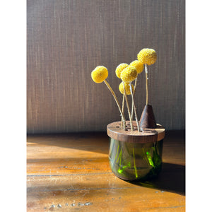 Blantyre Vase - "Short Cone, Green"