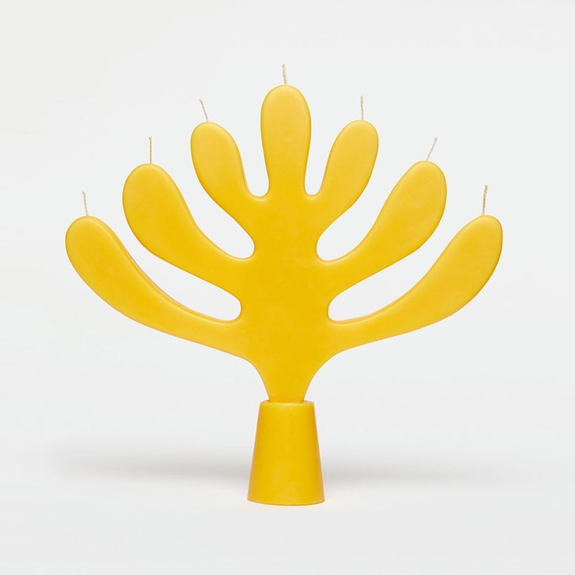 Oversized Centerpiece Beeswax Candle - Honey Yellow - Tree of Light
