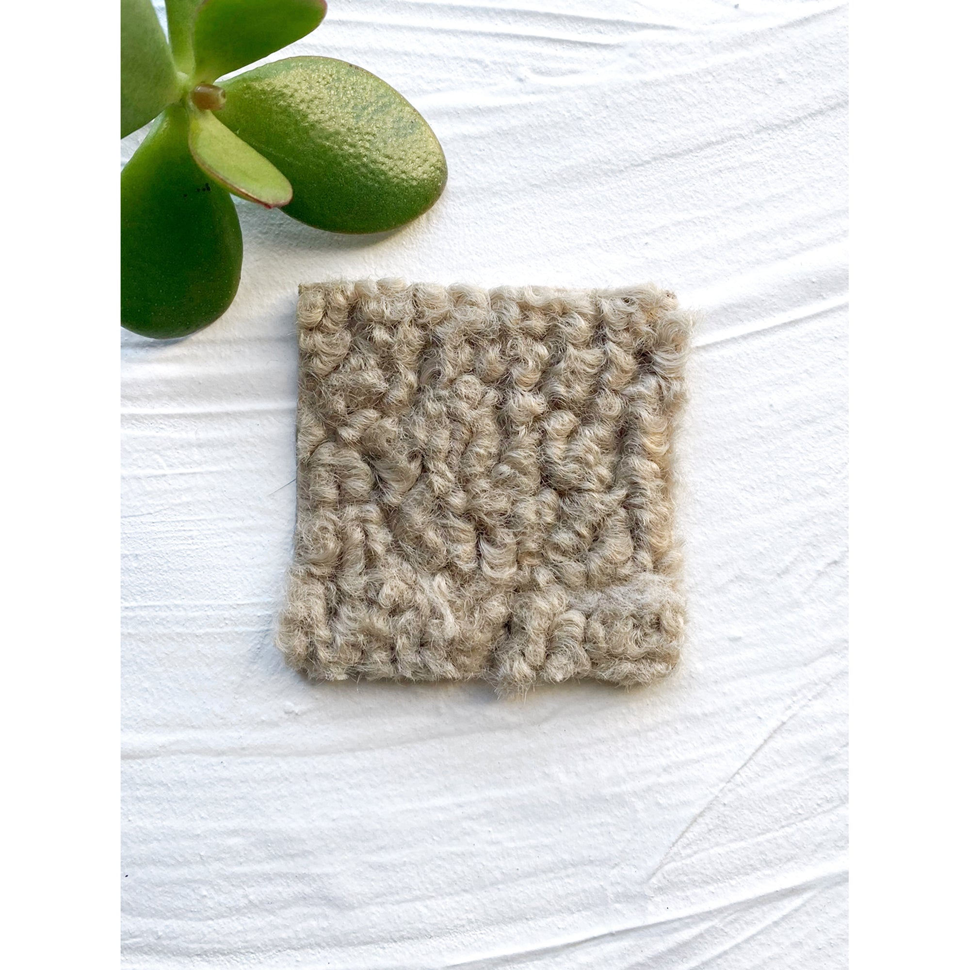 Beach Sand Faux Shearling Swatch